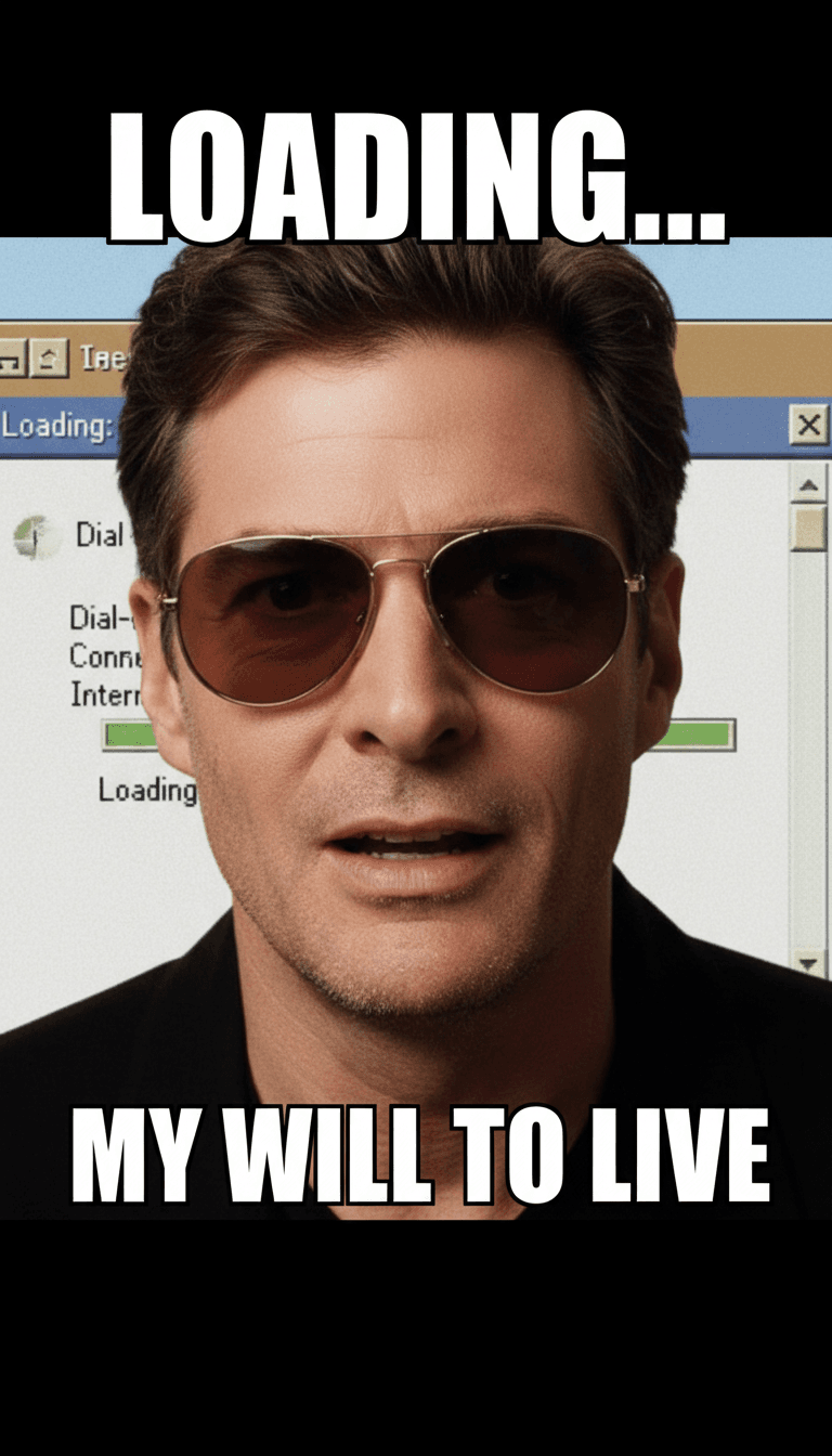 Pop culture meme with celebrity